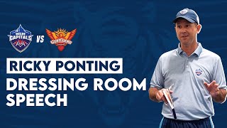 Ricky Ponting's Dressing Room Speech | DC v SRH | IPL 2021