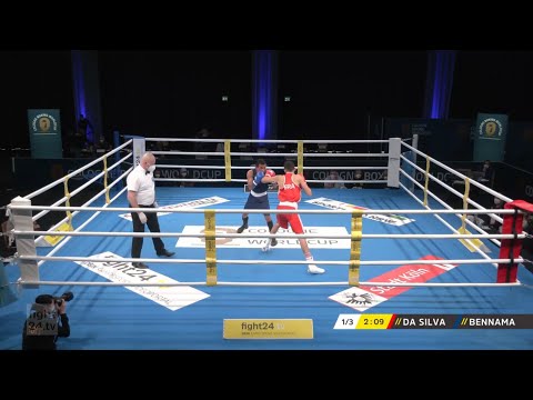 Billal Bennama (FRA) vs. Ronaldo da Silva (BRA) Cologne World Cup 2021 SF’s (52kg)