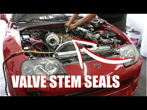MK4 SUPRA 2JZ VALVE STEM SEALS / HOW TO: WITHOUT REMOVING THE HEAD.
