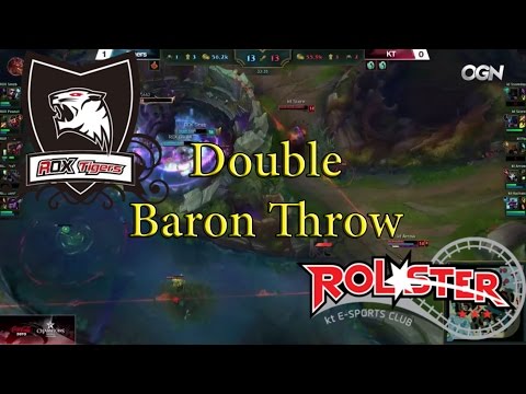 Double Baron Throw between KT Rolster and ROX Tigers