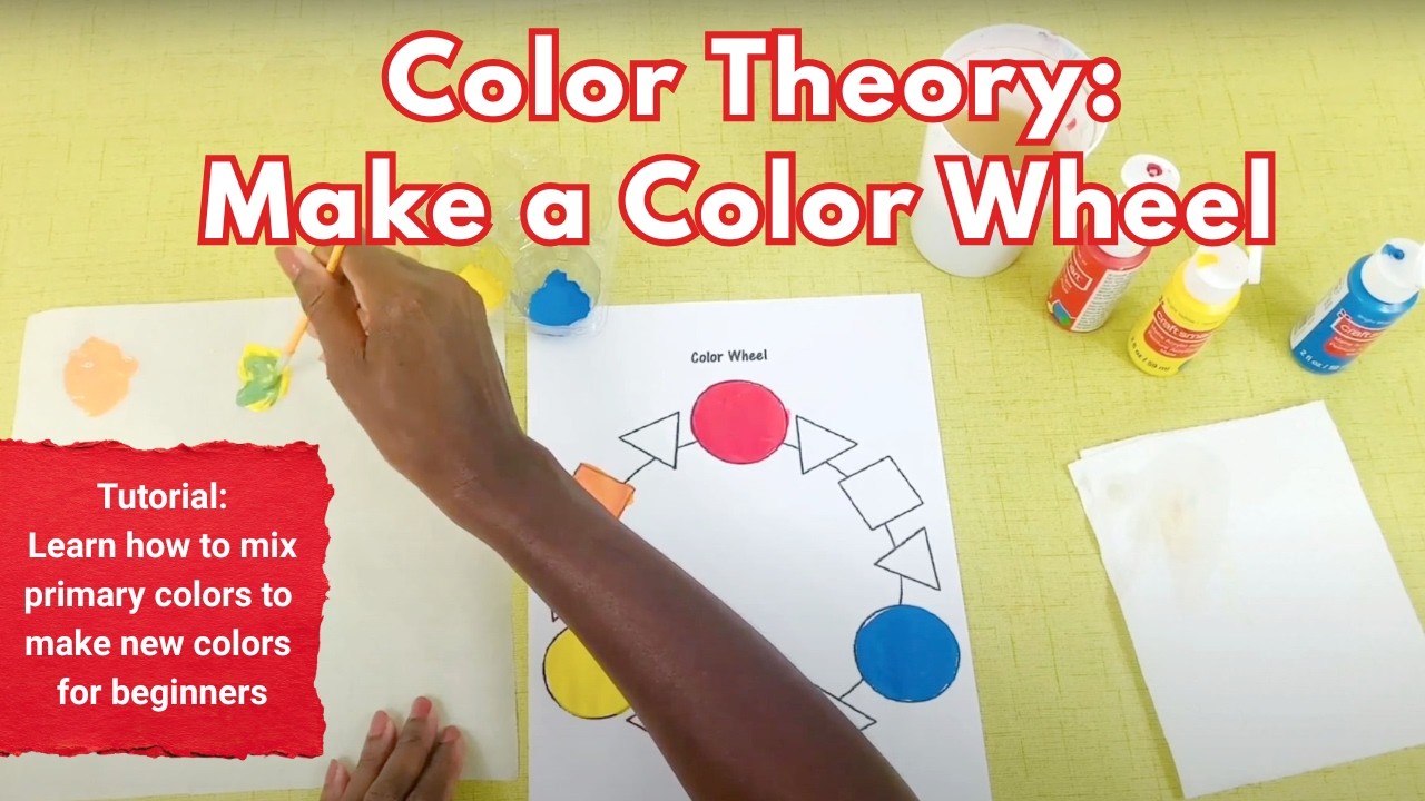 Color Theory/Make a Color Wheel | Art Lesson #1- Full Video