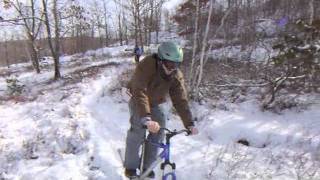 preview picture of video 'Roller Coaster on Ski Bikes'