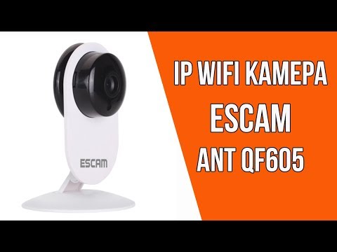 IP WIFI КАМЕРА ESCAM Ant QF605 HD 720P - ОТЛИЧНАЯ IP КАМЕРА С ФУНКЦИЕЙ НОЧНОЙ СЪЕМКИ И СИГНАЛИЗАЦИЕЙ