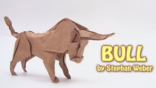Origami BULL by Stephan Weber (part 1 of 2) - Origami easy tutorial