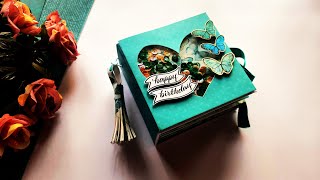 Beautiful Handmade Scrapbook for Birthday | Scrapbook for Boyfriend | Tutorial