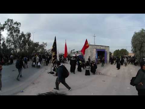 Najaf to Karbala walk- part 3(Arbaeen 2016) 360°