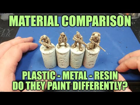 Plastic, Metal, Resin: What's the difference?