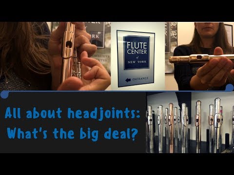 Exploring headjoints: how does it change the sound?