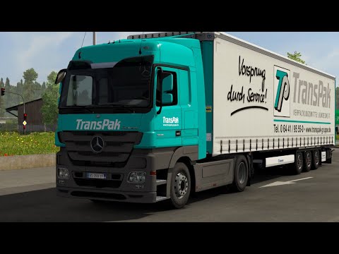 ets2 1.37 mods MERCEDES Actros MP3 | Euro Truck Simulator 2