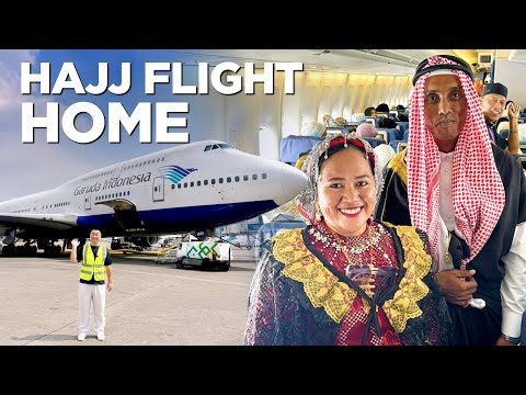 A Spiritual Journey: Hajj Pilgrims Returning Home by Boeing 747