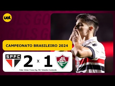 GOLS SÃO PAULO 2 X 1 FLUMINENSE - CAMPEONATO BRASILEIRO 2024; ASSISTA!