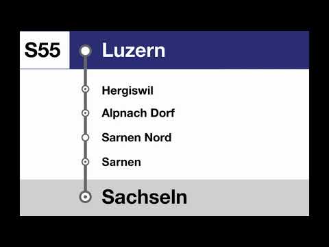 ZB Ansagen » S55 Luzern — Sachseln (HVZ) | SLBahnen