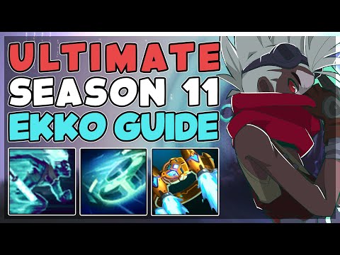 EVERYTHING EKKO MID! SEASON 11 ULTIMATE EKKO MID GUIDE!