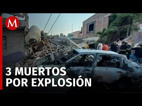 Tres muertos y un herido por explosión en taller de pirotecnia en La Barca, Jalisco