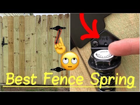 ✅Best Fence Gate Spring for Self-Closing Gates | Fence Closes Automatically & Doesn't Get Stuck Open