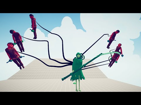 Reaper vs 10x Every Unit TRIBAL and FARMER - Totally Accurate Battle Simulator TABS