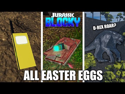 Jurassic Blocky ALL New Easter Eggs!