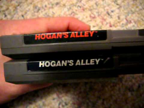 NES Label Variants - Different Nintendo Labels on Hogan's Alley Cartridges