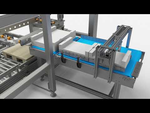 Alutec® four-axis Cartesian palletizer