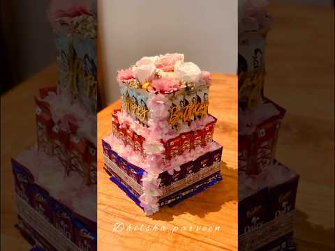 How to make chocolates tower #tower #chocolate #love #gift #customised #handmade #diy #trending