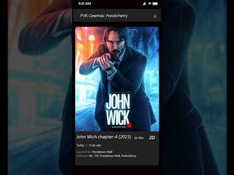 movie ticket booking app (UI/UX design Prototype)
