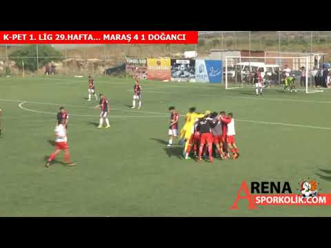 K-PET 1.LİGİ 29.HAFTA... MARAŞ 4 1 DOĞANCI