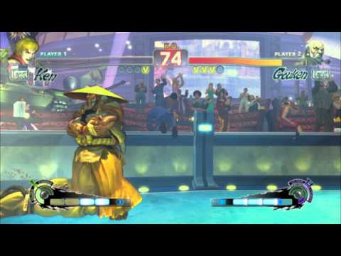 Yellow match USF4 Ken VS Gouken