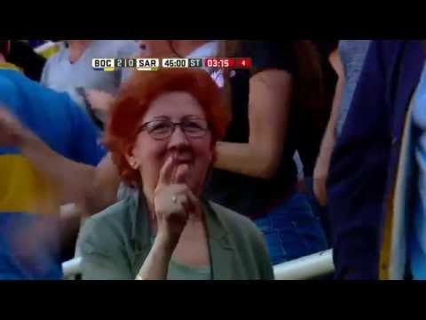Boca 2 - Sarmiento 0 Gol Walter Bou / Fecha 6 Torneo de la Independencia 2016