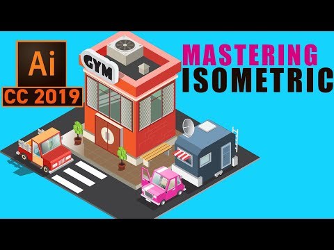 Adobe illustrator cc 2019 isometric tutorial isometric grid Designs #GSFXMentor #gsfxmentor