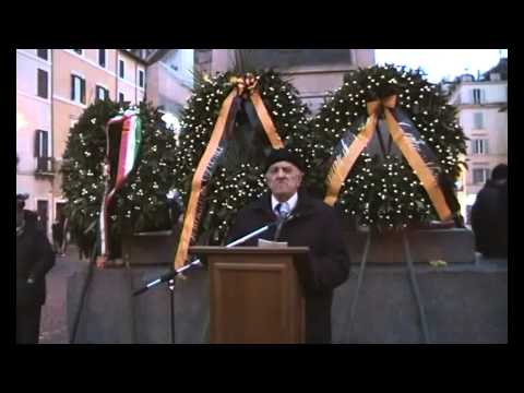17  febbraio 2013, Campo dei Fiori - Intervento di Franco Ferrarotti