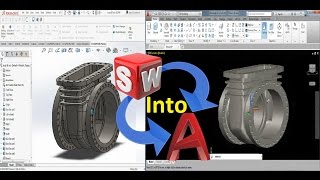 How to Convert SolidWorks 3D model Into AutoCAD / Autocad Tips & Tricks