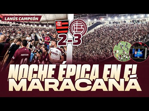 NOCHE ÉPICA EN EL MARACANÁ - RESÚMEN HINCHADA FLAMENGO 2-3 LANÚS | CAMPEONES RECOPA 2026