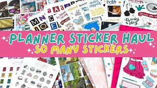 Planner & Journaling Stickers and Supplies Haul 📒