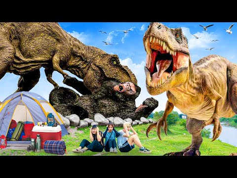 New Special T-Rex Chase | Jurassic World Fan Movie | Dinosaur |@Ms.Sandy
