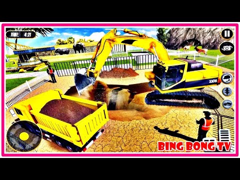 Construction Simulator : Building Animal Zoo - City Road Builder 2020 - Best Android Gameplay
