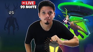 99 NOITES NA FLORESTA 😌... VAMOS JOGAS JUNTOS! 😱 LIVE ON 🔴 #shorts