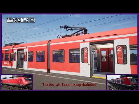 Trains at Essen Hauptbahnhof ~ Train Sim World 2
