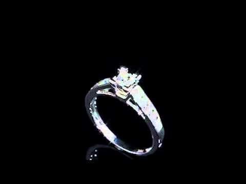 Princess Cut Diamond Engagement Ring and Wedding Band Set 1 Carat (ctw) in 10K White Gold