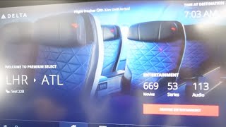 Delta 767-400 Premium Select Seat Experience and Review LHR-ATL