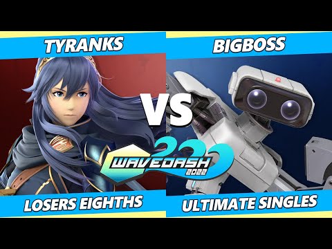 Wavedash 2022 Top 8 - BigBoss (ROB) Vs. Tyranks (Lucina) SSBU Ultimate Tournament