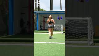girl with ball #shorts #soccer  #tiktok