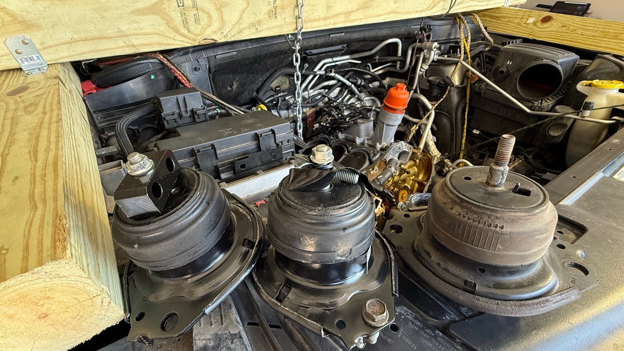 Dodge Durango 3.6L AWD Crew motor mount replacement.