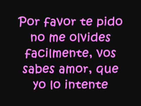 Lo intente - Letra