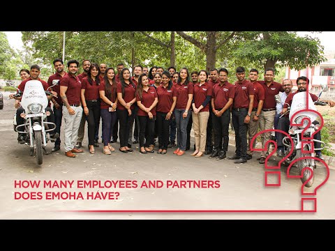 How many employees and partners does Emoha have?