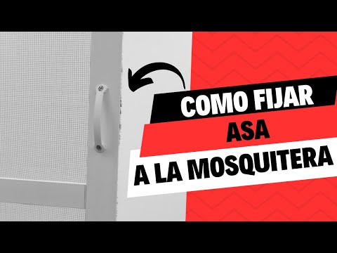 Cómo Fijar un Asa o Tirador en tu Mosquitera Paso a Paso