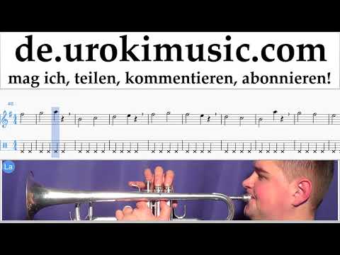 Trompetenunterricht Carlos Vives, Sebastian Yatra - Robarte un Beso Noten Lernen Teil#1 um-i995