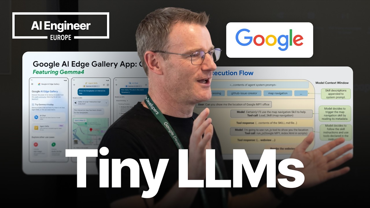 Google's Cormac Brick on Tiny LLMs for On-Device Agents - AI Engineer