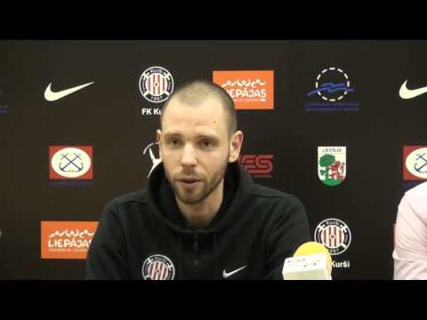 2014.03.08. FK Kurši - RTU/Inspecta (4-10) -  Intervijas