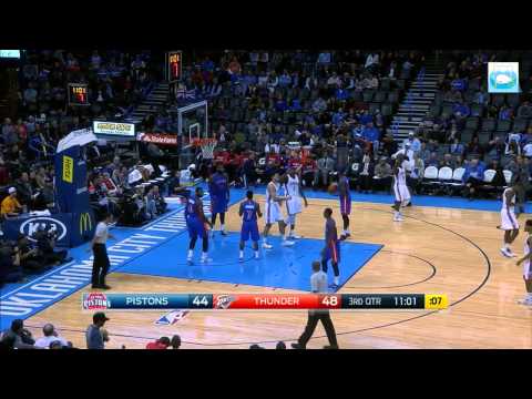 Steven Adams Highlights vs Pistons 11.14.2014 - 11pts 5blk