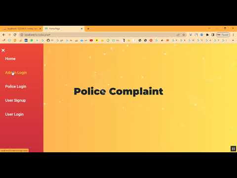 Police Complaint in PHP Application Projects